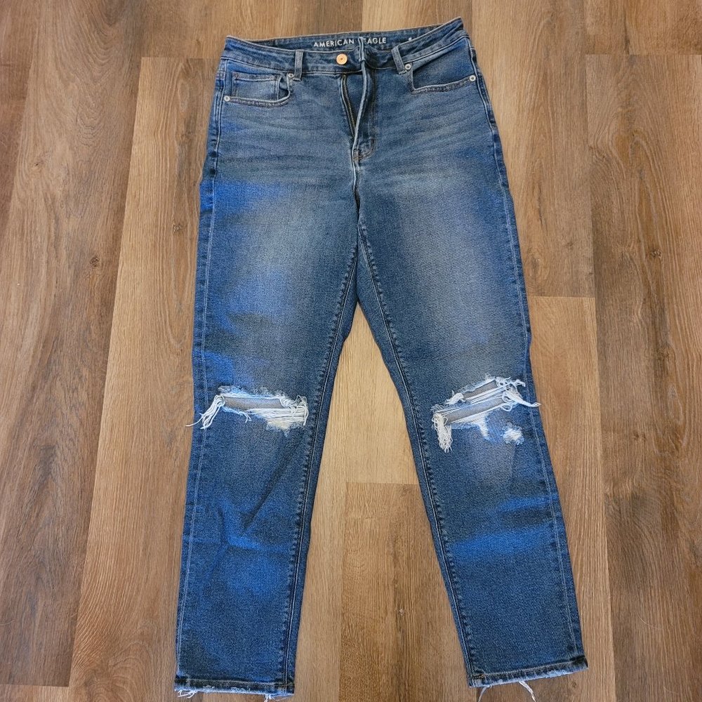 American Eagle Distressed Mom Jean *2 for $30*